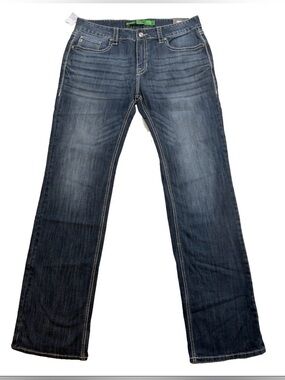 NWT Mens Rock & Roll Cowboy Pistol Regular Straight Medium Wash Jeans Sz 38 x 38